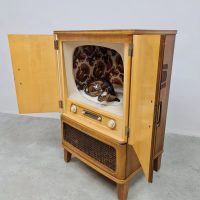 Vintage television TV cat house cocktail cabinet 'Cat tv box'