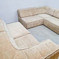 Midcentury design modular sofa vintage lounge bank COR trio