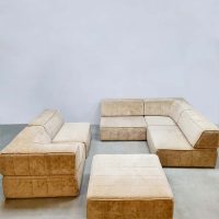 Vintage design modular sofa elementen bank COR trio XL
