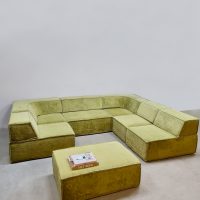 Midcentury modern design modular sofa elementen bank Cor Team Form AG Nature green