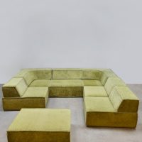 Vintage design modular sofa elementen bank Cor Team Form AG Nature green