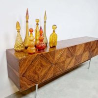 Vintage design palisander rosewood sideboard bar cabinet 1960s