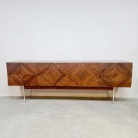 Vintage design palisander rosewood sideboard bar cabinet 1960s