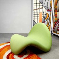 Vintage lounge chair F577 Tongue Pierre Paulin Artifort 'green vibes'