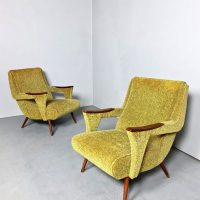 Vintage sixties armchairs lounge chairs fauteuil jaren 60