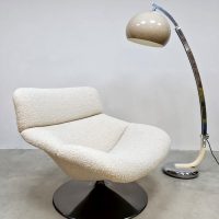 Vintage Dutch design swivel chair F518 G. Harcourt Artifort