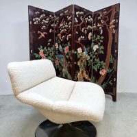 Vintage Dutch design swivel chair draaifauteuil F518 Geoffrey Harcourt Artifort