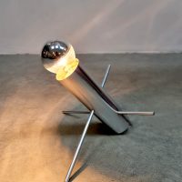 Vintage cricket table Lamp Otto Wasch krekel tafel lamp Raak 60's