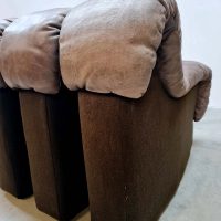 Midcentury de Sede modular seating sofa modulaire rups bank DS-600 by Berger, Peduzzi, Vogt, Heinz Ulrich