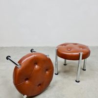 Vintage design club lobby stools footstool Trix Robert Haussmann Bauhaus