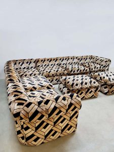 Vintage design modular sofa ‘Geometric pattern'
