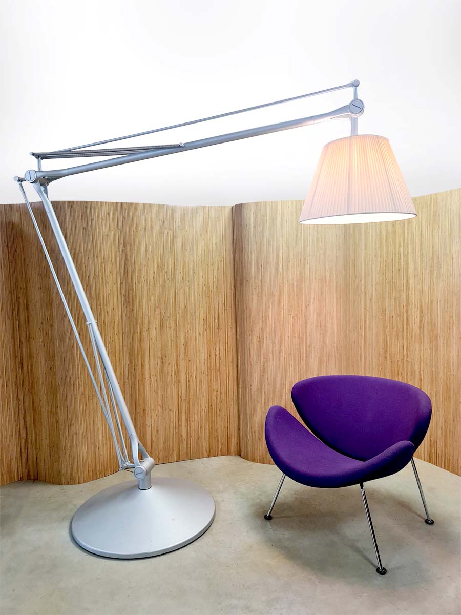 Vintage design Flos Superarchimoon floorlamp Philippe Starck Italy