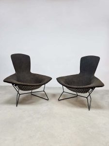 Vintage "Bird" armchair fauteuil Harry Bertoia Knoll International, 1970