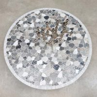 Midcentury modern mozaïek design ceramic coffee table keramieke salontafel