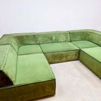 Vintage green modular sofa modulaire bank COR Trio1970s