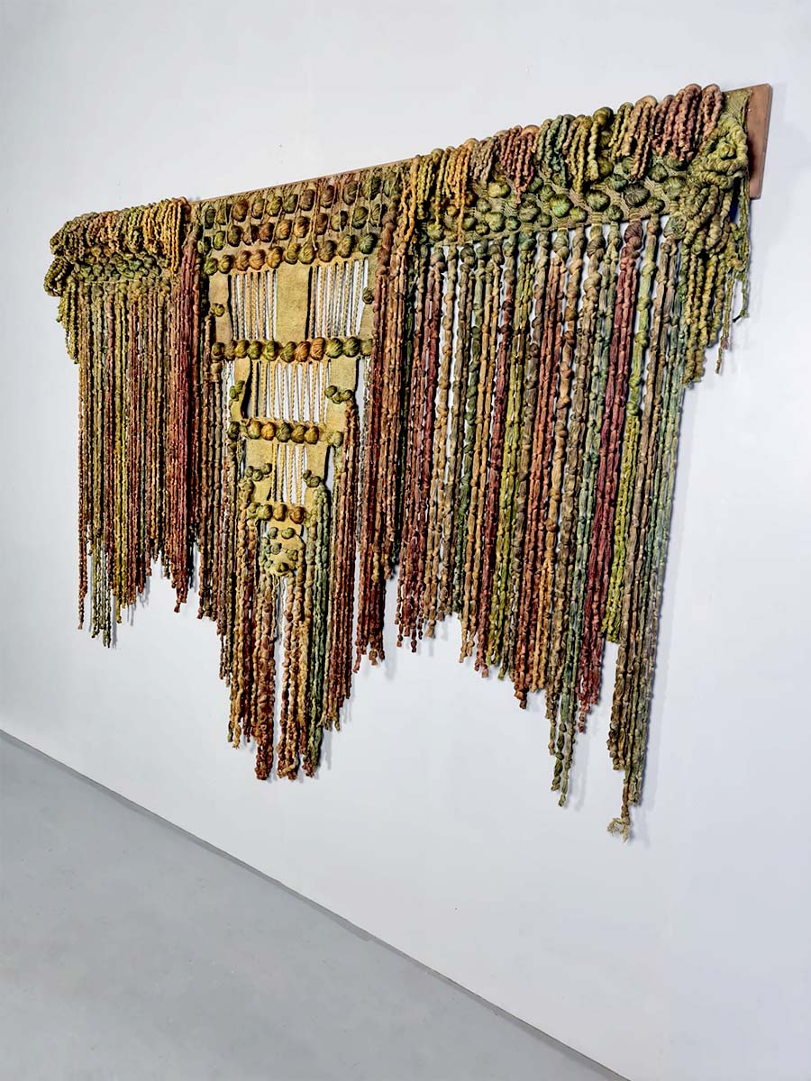Unique vintage rope handmade macrame wall tapestry Unique vintage rope handmade macrame wall tapestry