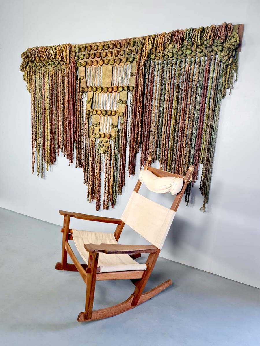 Unique vintage rope handmade macrame wall tapestry Unique vintage rope handmade macrame wall tapestry