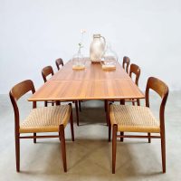 Danish vintage teak dining table Niels Otto Møller, JL Møllers Møbelfabrik