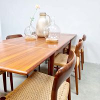 Danish vintage teak dining table Niels Otto Møller, JL Møllers Møbelfabrik