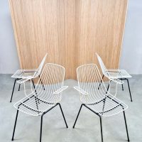 Vintage wire chairs gardenchairs draadstoelen tuinstoelen 'Erlau'