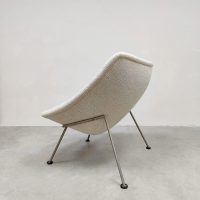 Midcentury interior design Artifort 'Oyster' lady chair lounge chair Pierre Paulin lounge fauteuil 1960