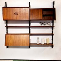 Vintage interior design wall unit system Webe Louis van Teeffelen modulair wandsysteem 1960