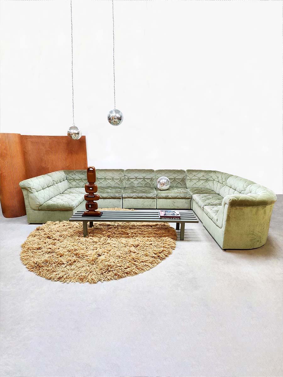 Vintage modular sofa seating elements modulaire elementen bank Laauser