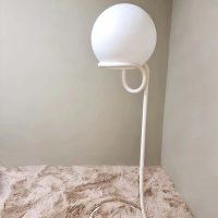 Vintage globe lamp vloerlamp Aldo van den Nieuwelaar Domani 1960