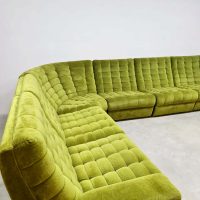 Midcentury design modular sofa modulaire lounge bank Laauser 'Forest green'