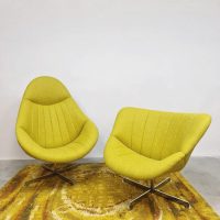 Dutch vintage design swivel chair draaifauteuil Rohé Noordwolde 60s