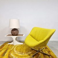 Dutch vintage design swivel chair draaifauteuil Rohé Noordwolde 60s