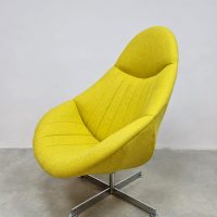 Midcentury interior Dutch design swivel lounge chair draaifauteuil Rudolf Wolf Rohé Noordwolde