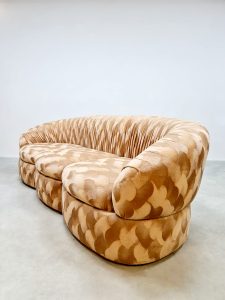 Midcentury interior design Italian modular sofa modulaire elementen bank 'Pure luxury'