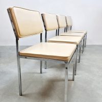 Vintage Dutch design dining set chairs SM07 eetkamerstoel Cees Braakman