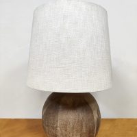 Vintage large ceramic table lamp keramieke tafellamp 1970