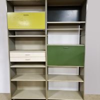 Vintage metal cabinet wandkast metaal 5600 A.R. Cordemeijer 1960