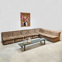 Vintage interior design modular lounge sofa modulaire elementen bank Bank Rolf Benz