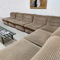 Midcentury design modular lounge sofa modulaire elementen bank Bank Rolf Benz