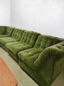 Midcentury interior design modular sofa modulaire elementen lounge bank 'Forrest'