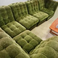 Midcentury interior design modular sofa modulaire elementen lounge bank 'Forrest'