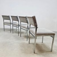 Midcentury living interior design Pastoe dining set chairs & table eetkamerset Cees Braakman 'Minimalism'