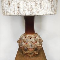 Vintage ceramic table lamp 1960 'Artichoke'