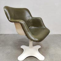 Vintage design swivel chair stoel Yrjö Kukkapuro Haimi