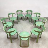 Vintage design bull horn dining chairs Bruno Rey 1970's