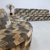 Vintage design modular sofa modulaire bank ‘Halftone pattern'
