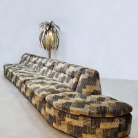 Vintage interior design modular sofa modulaire bank ‘Halftone pattern'