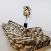 Midcentury interior styling design modular sofa modulaire bank ‘Halftone pattern'