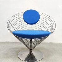 Vintage design wire cone chair Verner Panton 1960
