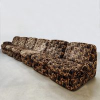 Vintage modular lounge sofa modulaire elementen bank ''70's vibes''