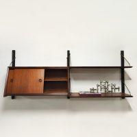 Vintage modular wall cabinet Webe modulair wandmeubel Louis van Teeffelen